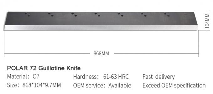 Giăng giấy Guillotine thẳng dao với Polar cho máy cắt giấy 0