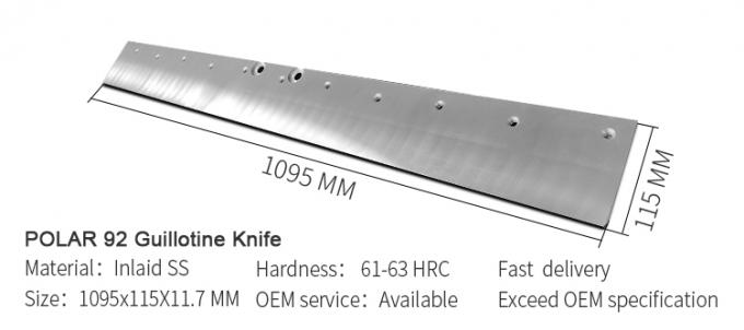 Giăng giấy Guillotine thẳng dao với Polar cho máy cắt giấy 1