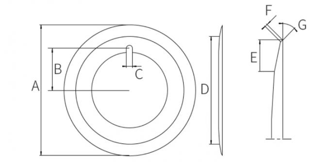 Dao rọc giấy bìa cứng dài tổng thể 10 inch, góc cắt tùy chỉnh 1