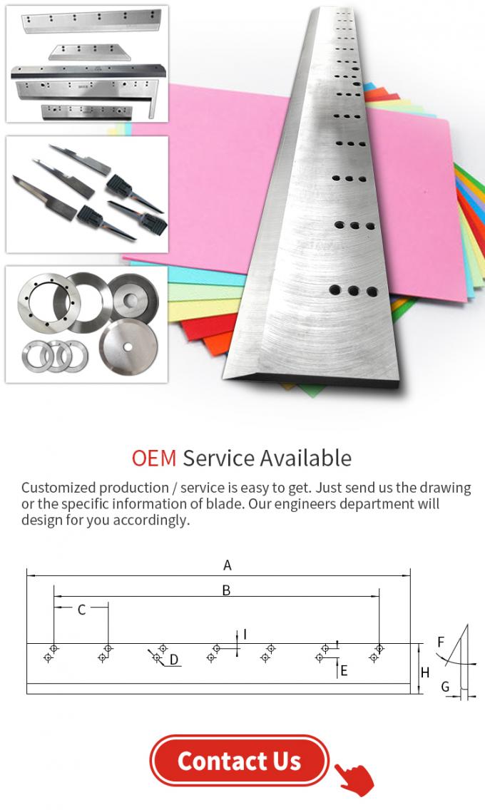 POLAR hoặc tùy chỉnh giấy máy cắt Guillotine Blade Paper Cutter Knife 7