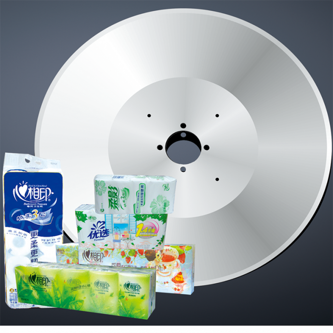 Tùy chỉnh 15 độ góc răng Log Saw Blade Cutting Knife cho cắt giấy mô lâu dài 3