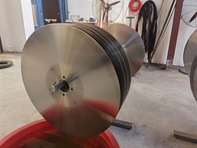 Tự động hóa 610mm vòng tròn dao cưa gỗ Blade thành phần cốt lõi để cắt và cắt giấy mô 4