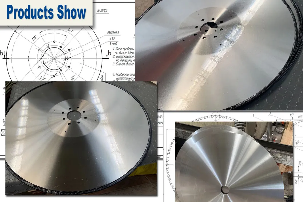 610 680 D2 Log Saw Blade Circular Cutting Blade Để cắt giấy vệ sinh 0