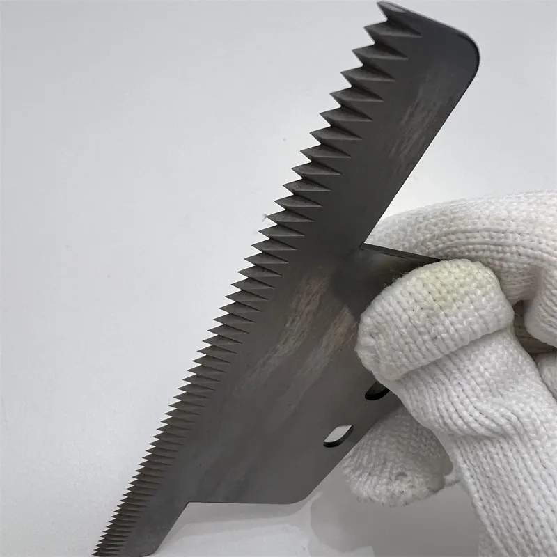 Bụt cắt giấy nhựa Răng cắt lưỡi đóng gói Răng có sợi râu Saw Blade 4