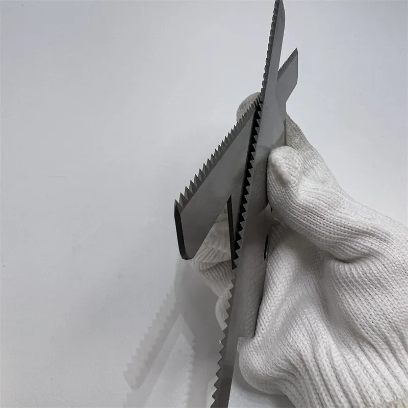 Bụt cắt giấy nhựa Răng cắt lưỡi đóng gói Răng có sợi râu Saw Blade 5