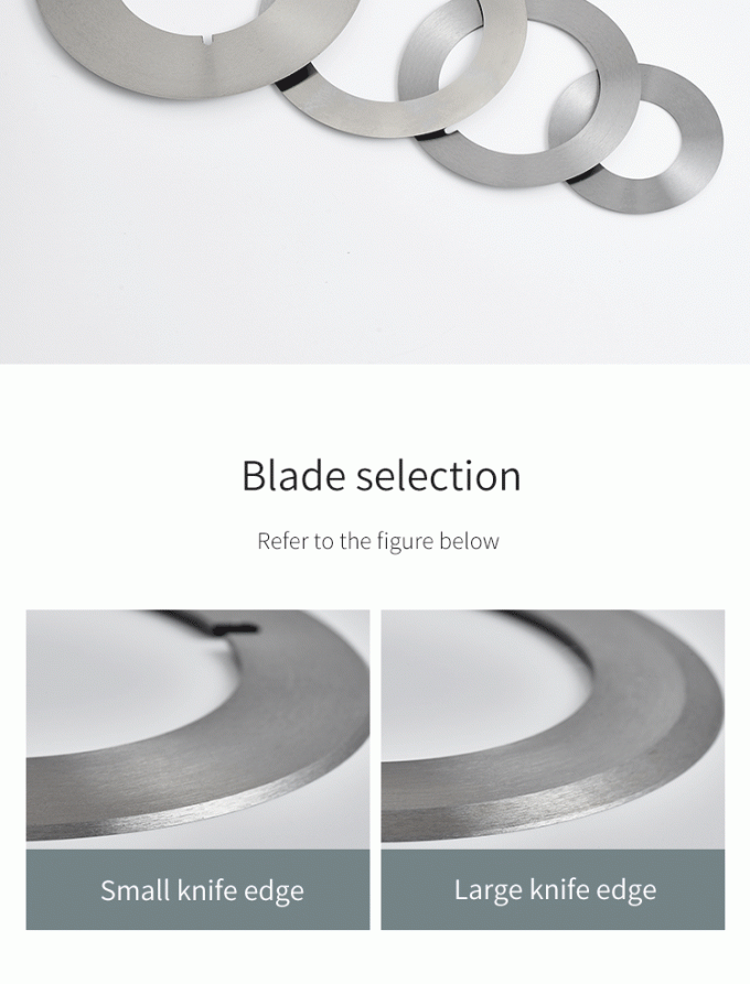 Dao cắt băng keo công nghiệp 130mm có độ chính xác cao cho giấy, cuộn băng, dao xén lưỡi tròn 1